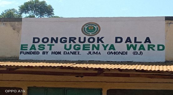 Hon Daniel Juma launches the 3rd Dongruokdala office in East Ugenya.