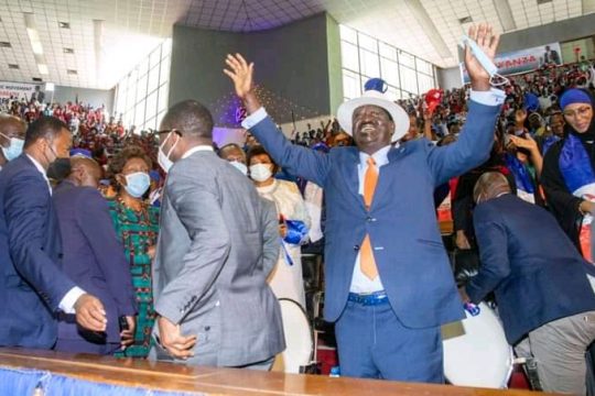 Raila attends Wiper NDC, sends jitters to Tanga Tanga