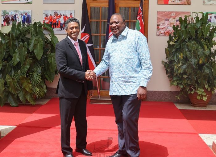 President Kenyatta roots for Kenya, Barbados Ties