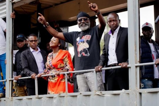 Wajackoyah campaigns in Kiambu County