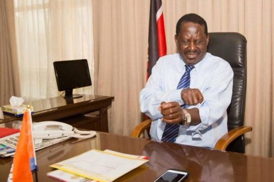Raila Odinga bails out of Presidential debate