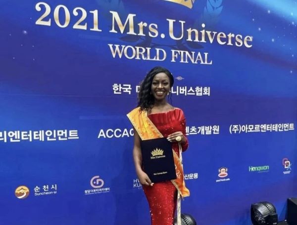 Kenyan wins Award at Mrs Universe 2021 in Seoul Korea