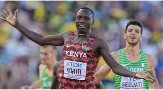 Emmanuel Korir wins Gold medal in 800m Oregon finals
