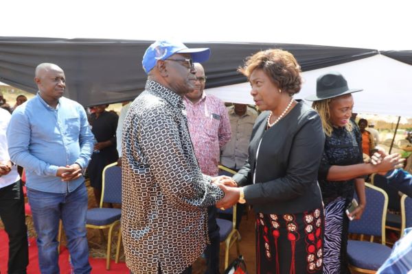 Governor Charity Ngilu endorses David Musila for Kitui