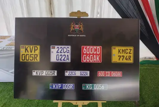 Kenya launches new digital vehicles number plates