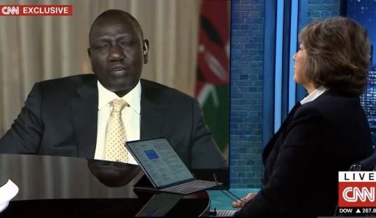 "Uhuru has not congratulated me" Ruto tells CNN