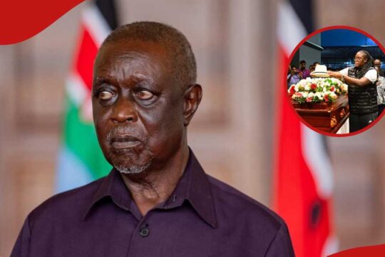 "At my age, I don't want my first wife to massage me, so I brought her helper."Oburu Odinga