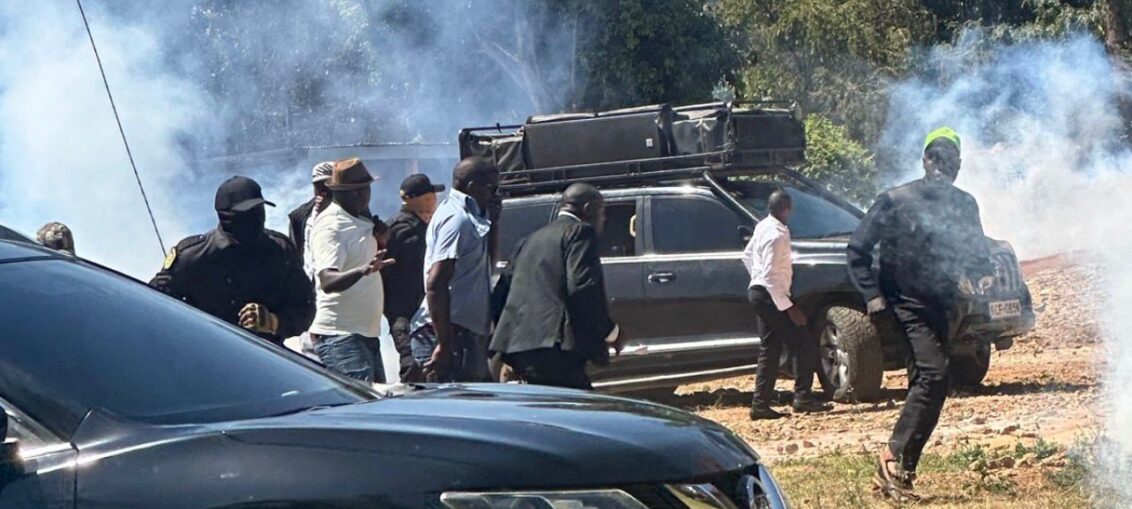 Tear Gas Disrupts Gachagua’s Church Service in Othaya, Leaders Condemn Attack