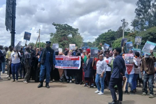 South C Residents Protest Over Safety of Buildings